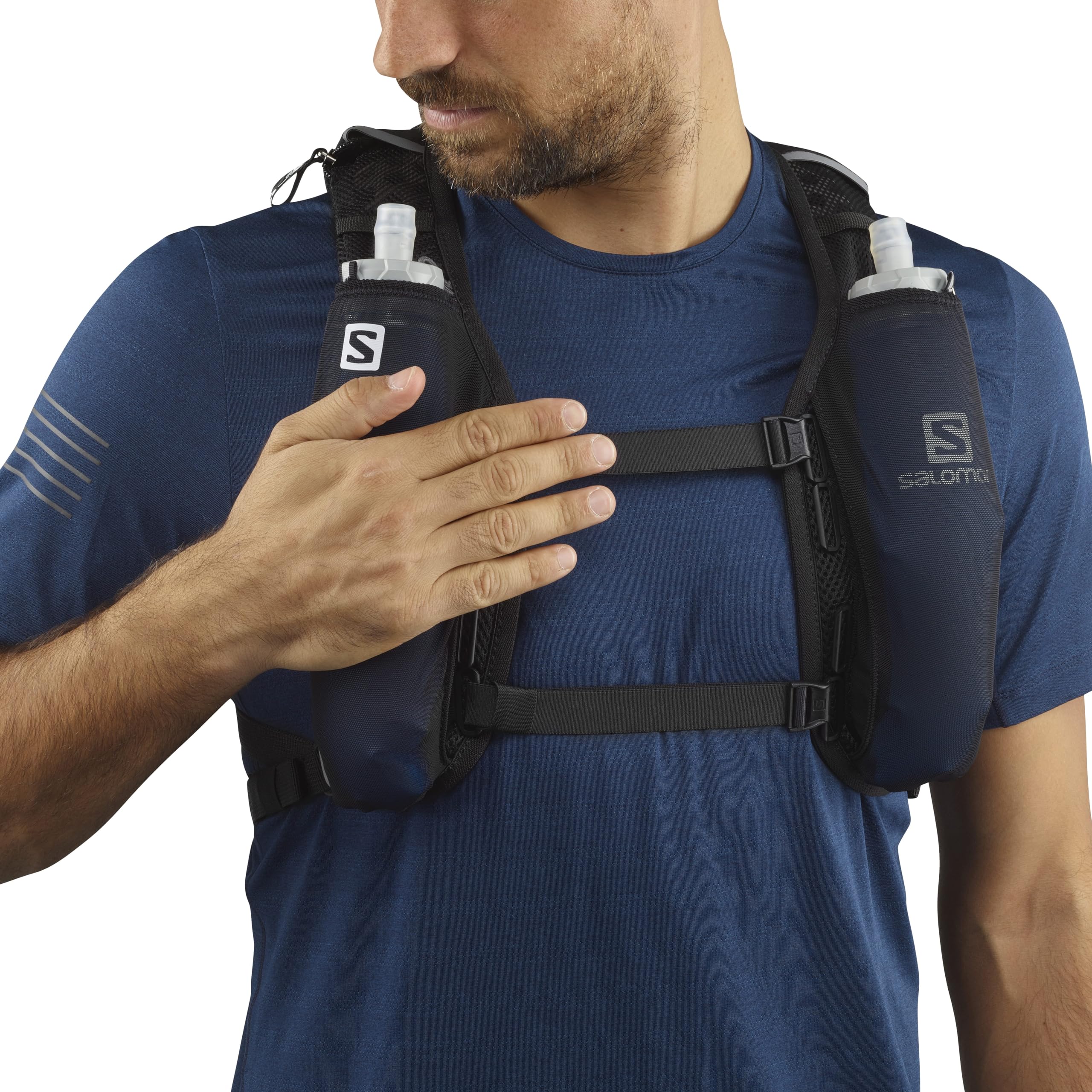 Salomon Agile 6 Hydration Vest – Unisex Trail Running & Hiking Pack, Black