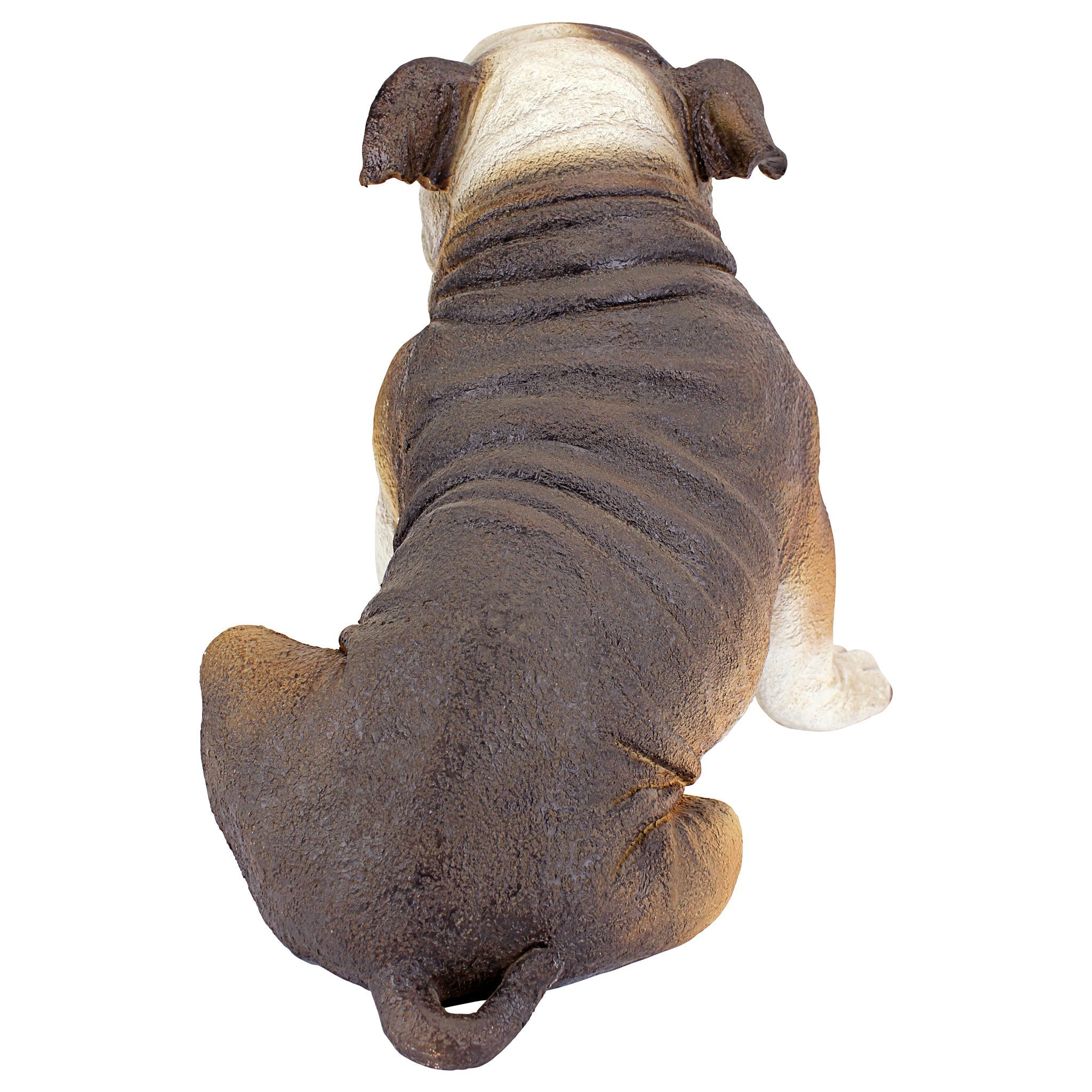 Design Toscano Buster the Bulldog Garden Statue – 16 Inch Resin Decor