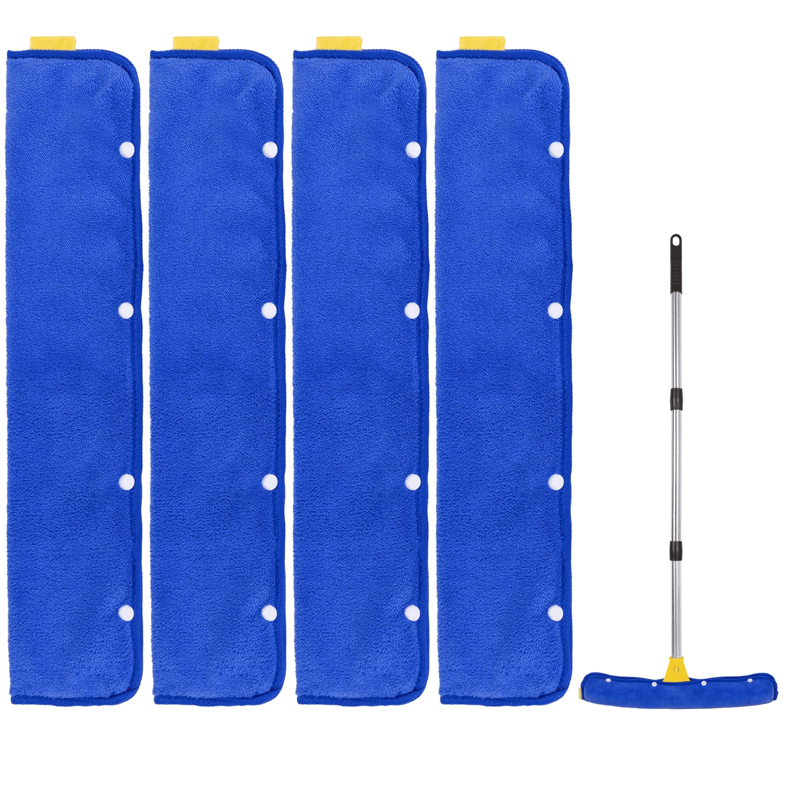 KOKO'IN 45cm Reusable Microfiber Squeegee Cover | Floor & Glass Mop