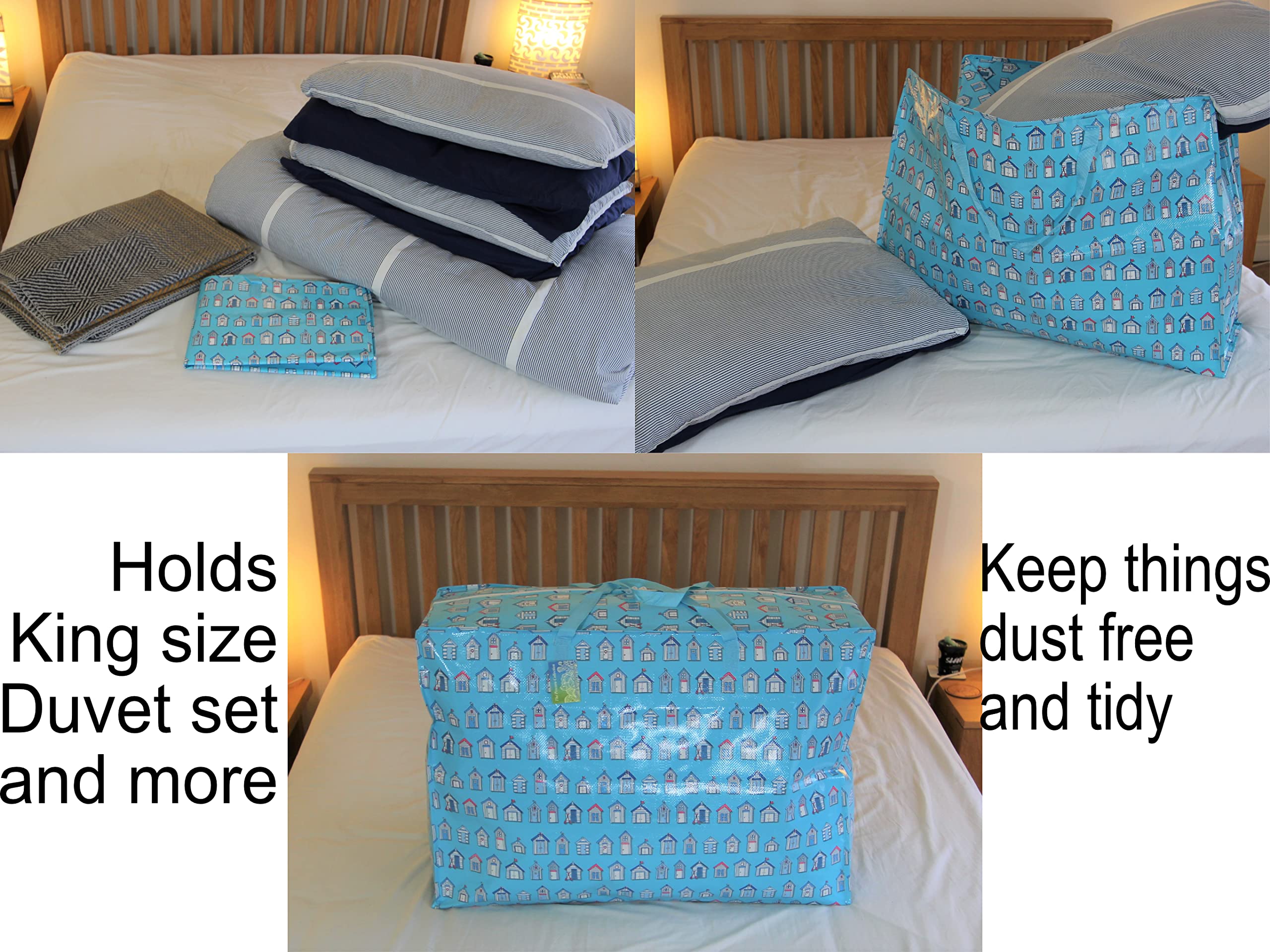 The Pescara Collection Extra Large Underbed Storage Bags - 115L 2 Pack