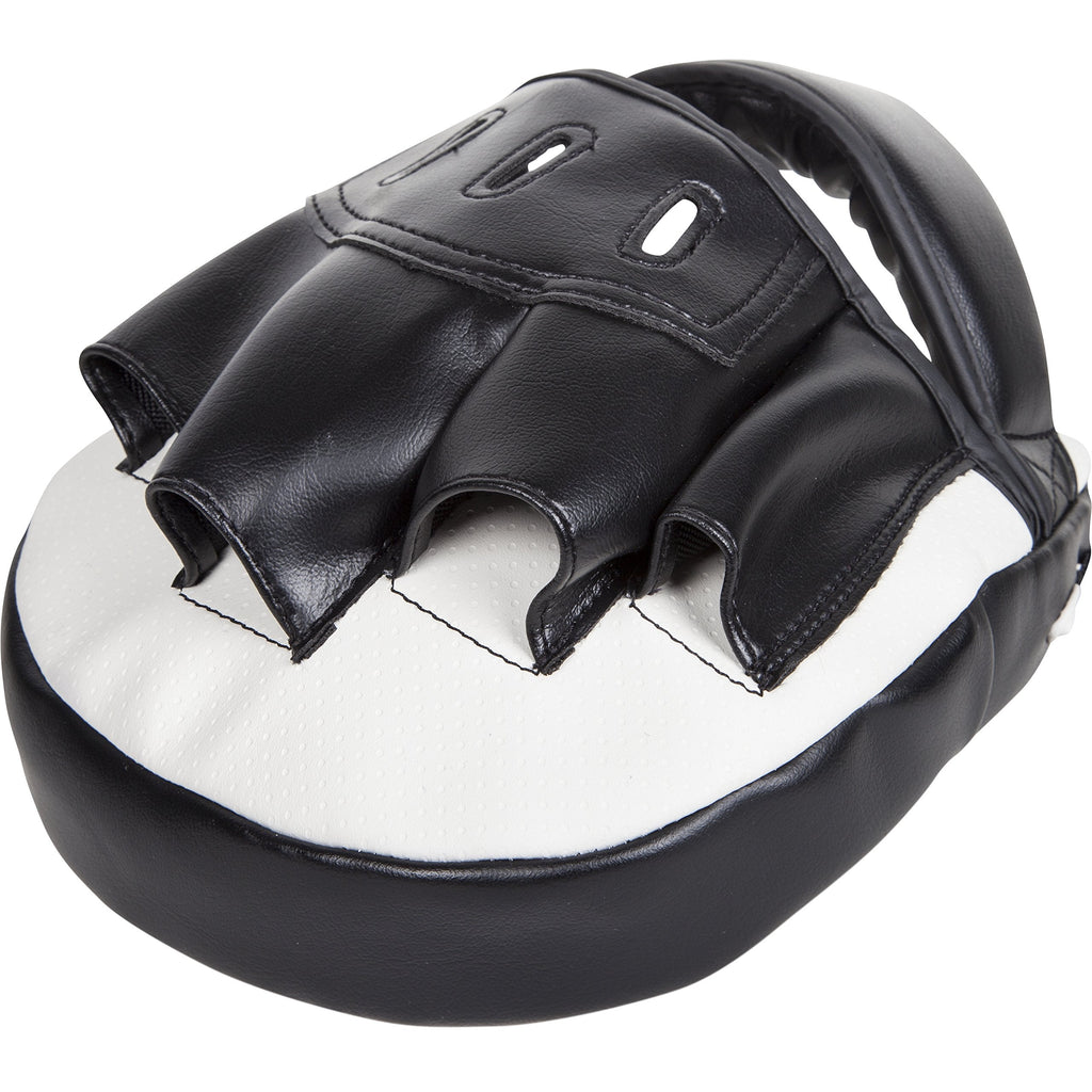 Venum Light Focus Mitts – Curved Boxing & Muay Thai Pads, White/Black