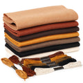 ZAIONE Brown Soft Felt Fabric Sheets – 7 Rolls for DIY Sewing Crafts