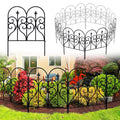 Thealyn Rustproof Metal Garden Fence – 5 Panels, 3m Long Animal Barrier
