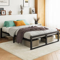 FORTUNERO King Size Metal Bed Frame | Heavy Duty Platform with Storage