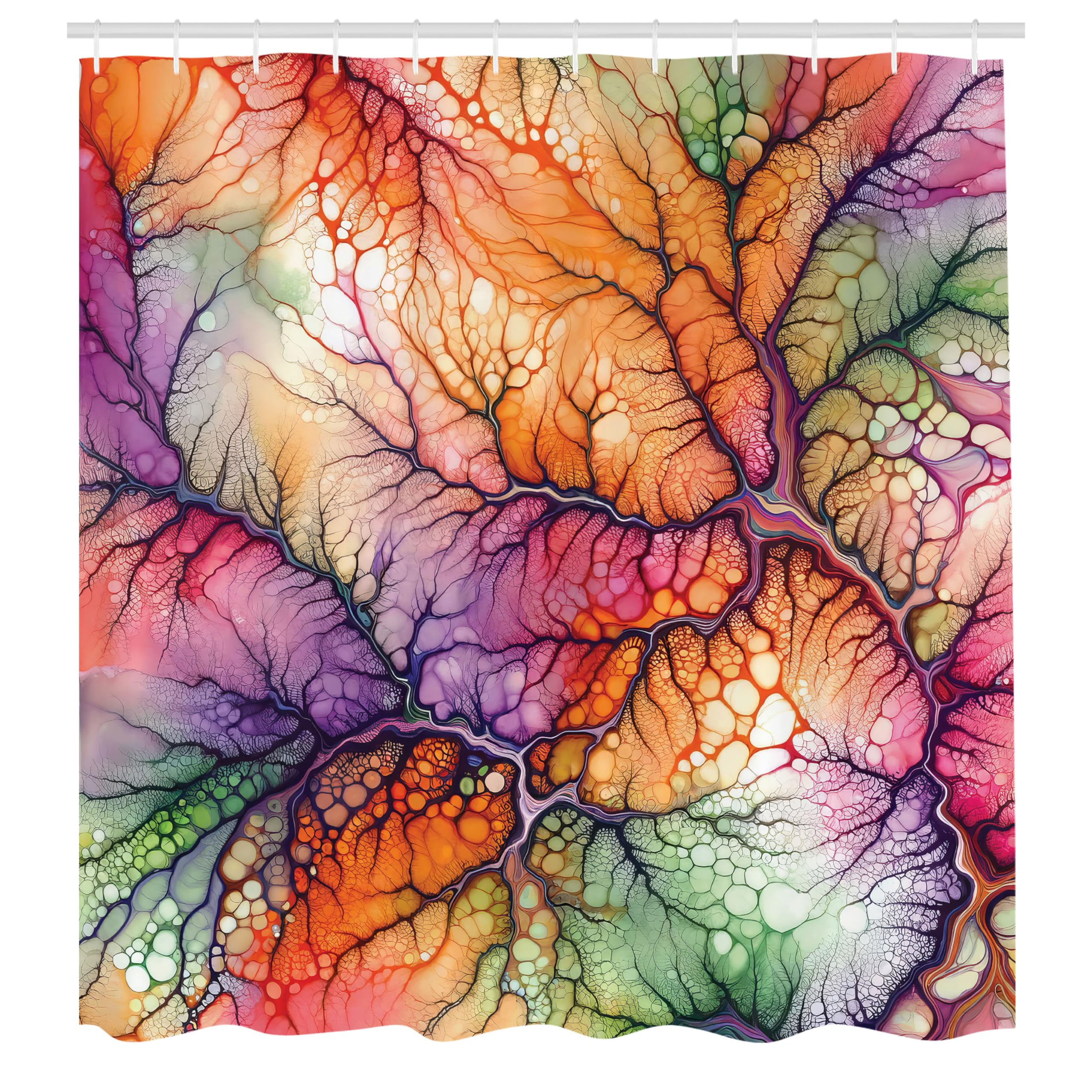 Abakuhaus Trippy Sky Shower Curtain | Waterproof Fabric Decor | 175 x 200 cm