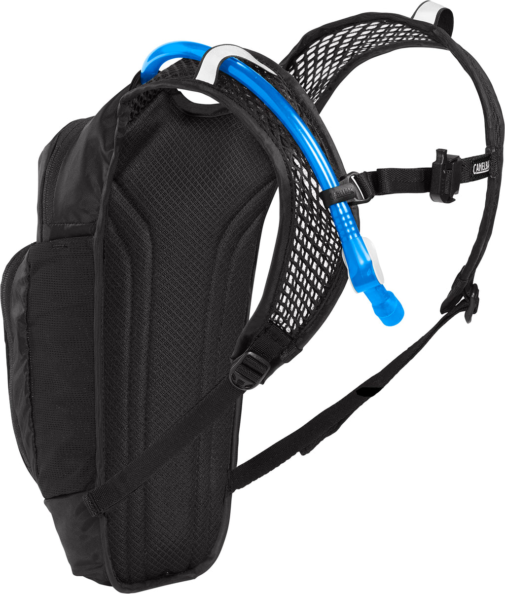 Camelbak Mini M.U.L.E. Kids Hydration Backpack - 50oz - Black/Flames