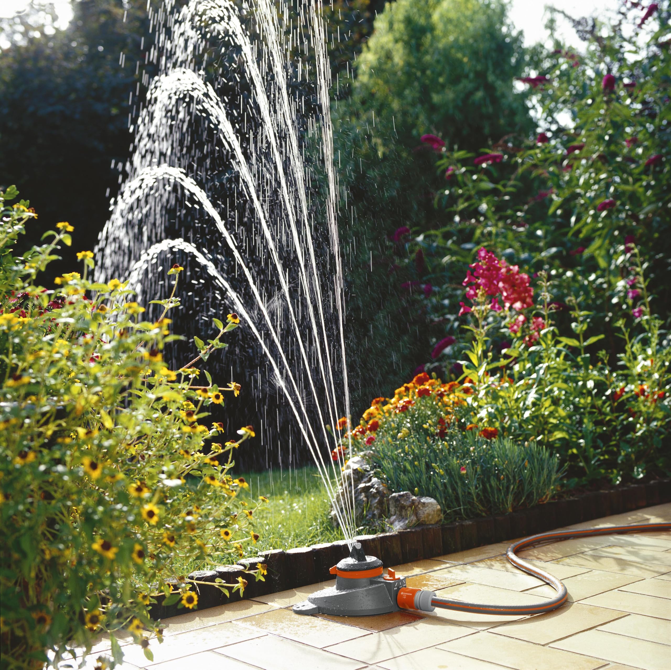 GARDENA Comfort Tango Part and Full Circle Sprinkler for 310 m² Areas