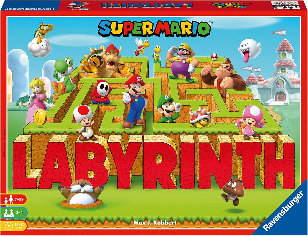 Ravensburger Super Mario Labyrinth Board Game – Family Strategy Game