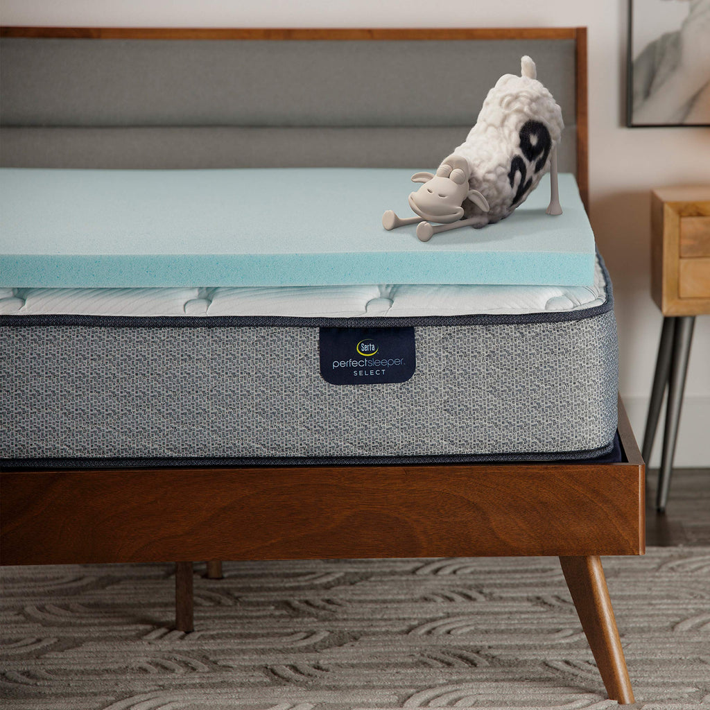 Serta ThermaGel Cooling Memory Foam Mattress Topper – Twin XL