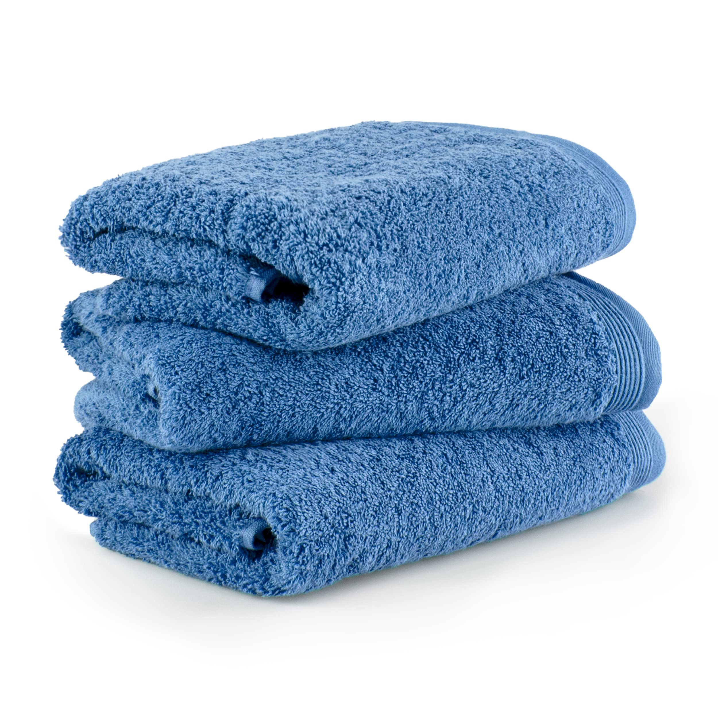 möve Superwuschel Hand Towel Set | 100% Cotton | Cornflower, 50x100 cm