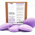 Organic Konjac Face Sponge with Lavender – 4 Pack Drop-Shaped