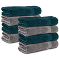Komfortec Set of 8 Hand Towels | 100% Cotton Terry Cloth | 50 x 100 cm