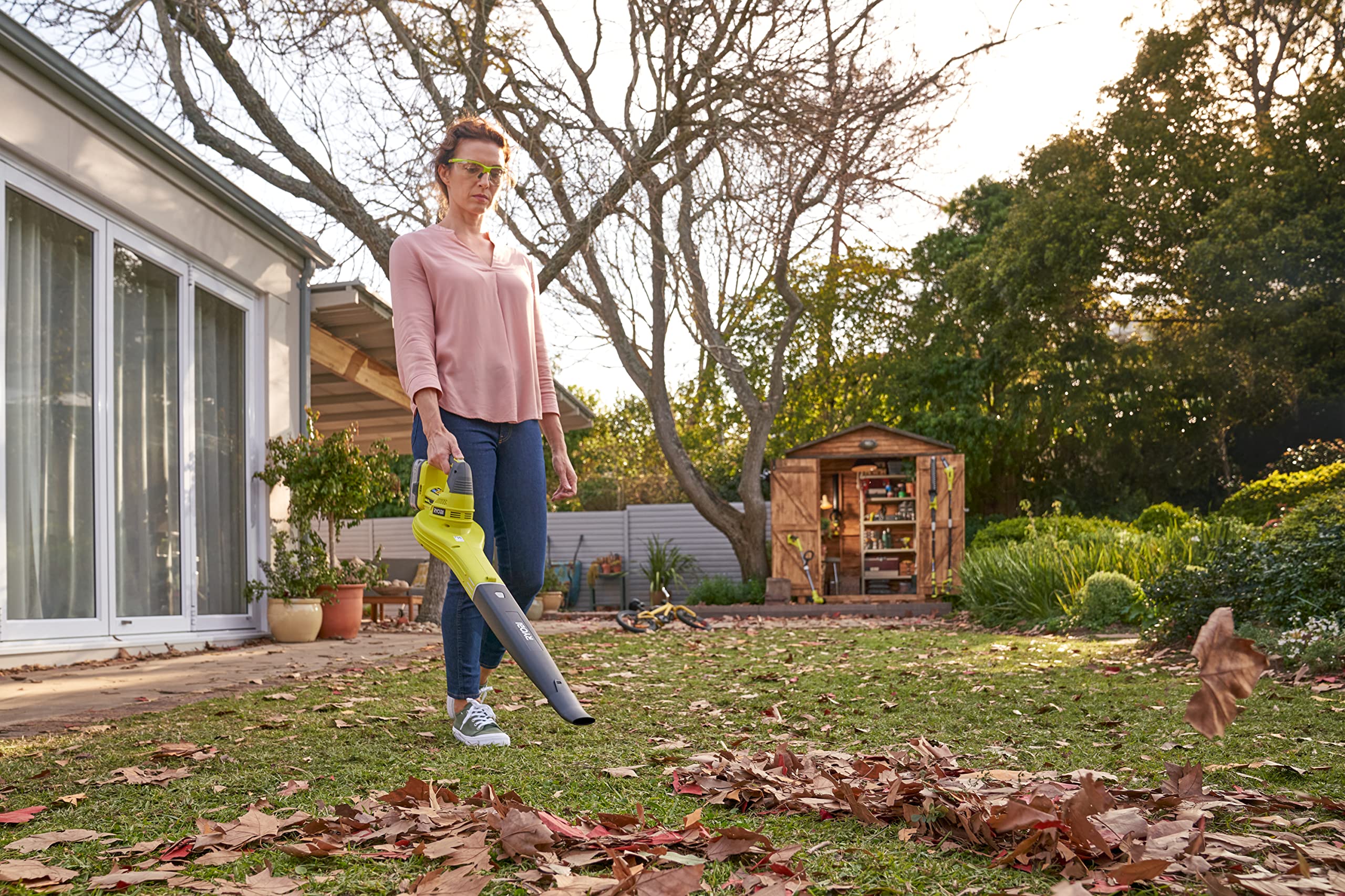 Ryobi ONE+ 18V Cordless Blower – 245 km/h Air Speed (Bare Tool)
