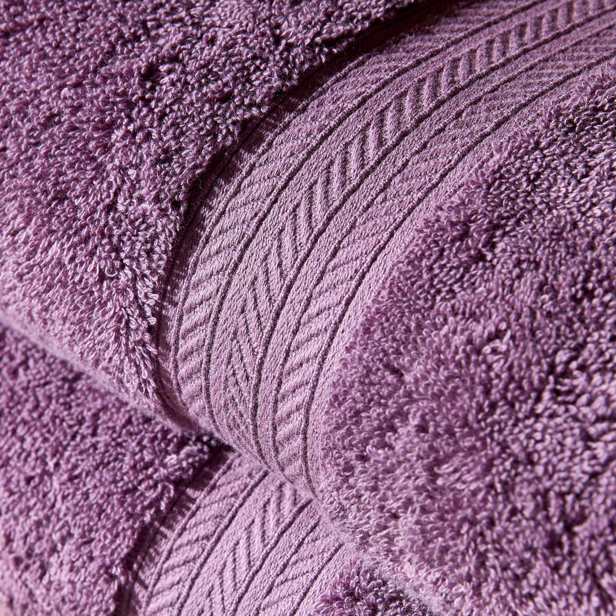 Christy Renaissance 6 Piece Towel Set | Berry Purple | 100% Egyptian Cotton Pile | Luxuriously Soft and Super Absorbent | 675 GSM - image 3