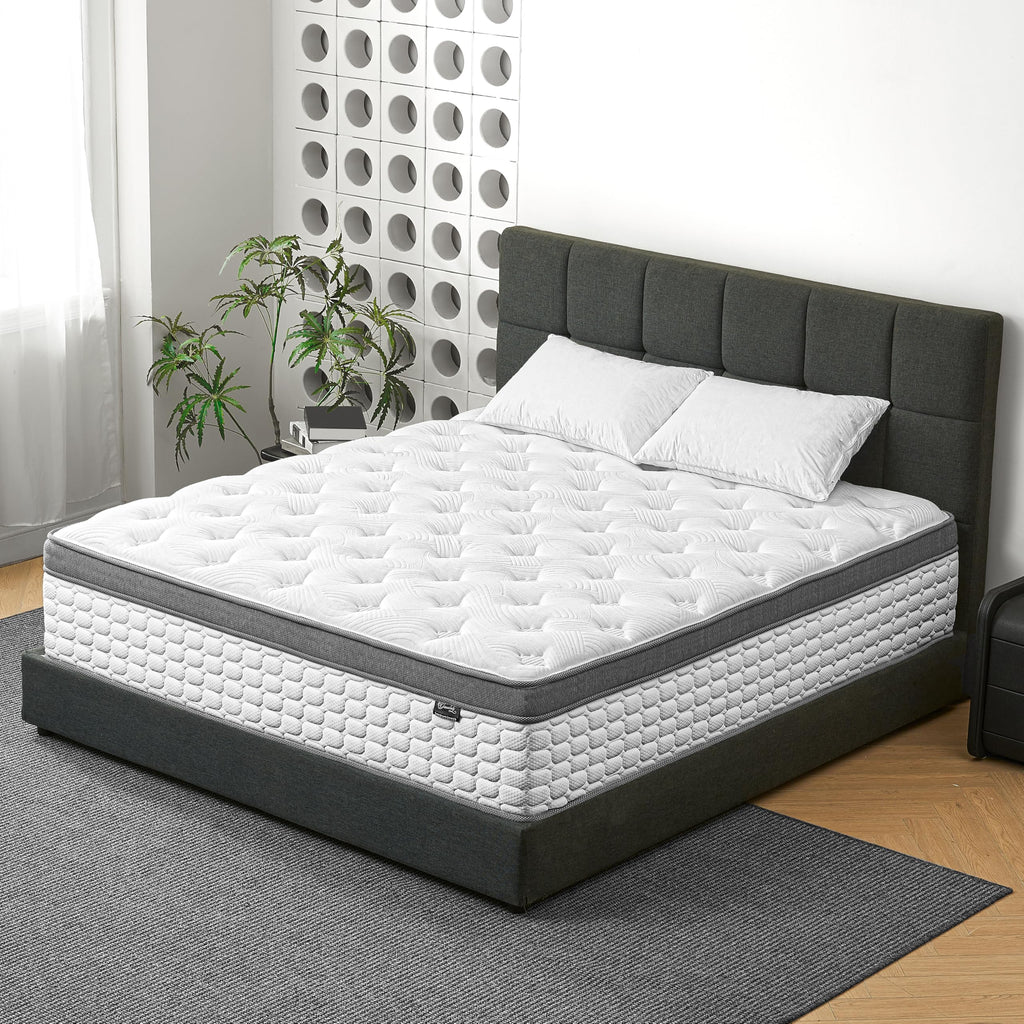 Giovanly 10 Inch Single Size Mattress, Hybrid Mattress in a box Gel Memory Foam, Pocket Springs - image 4