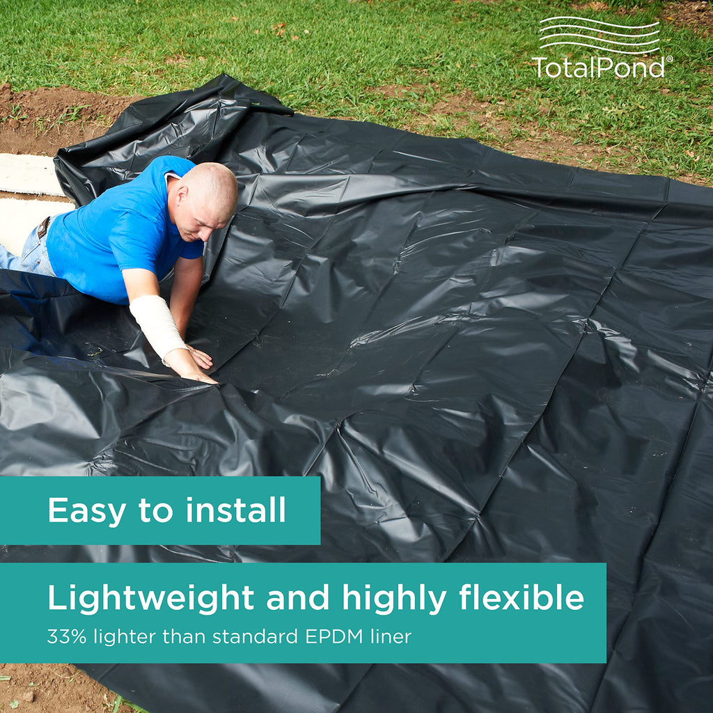 Jolof Store 10x13 Medium Pond Liner – Durable Water Garden Base