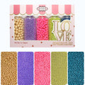 Confect Tropical Mix Bake Stable Cake Sprinkles - 5 Color Pearl Dragees