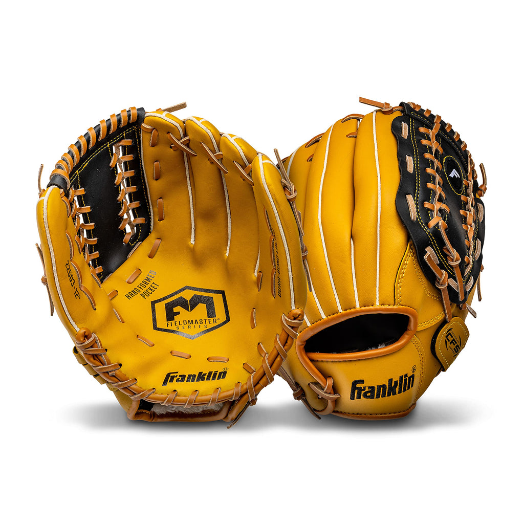 Franklin Sports Field Master Baseball Glove | 12" Synthetic Leather Mitt