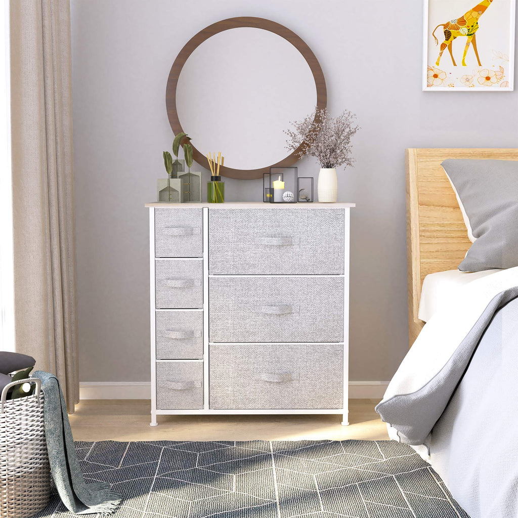 YITAHOME 7-Drawer Fabric Dresser – Storage Organizer with Steel Frame