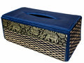 CCcollections Reed Tissue Box – Handmade Eco-Friendly Cover with Satin Trim
