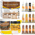 Hupeyna 21-Piece Wood Furniture Repair Kit with Putty and Beeswax