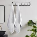 Catherine Lansfield Quick Dry Cotton Bath Sheet Pair - White, 90x140cm