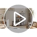AWTATOS 6-Cube Wire Storage Shelves | Modular DIY Bookcase - Black