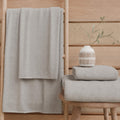 PETTI Artigiani Italiani 4-Piece Cotton Terry Towel Set - Light Grey