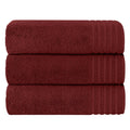 Olivia Rocco Monaco 3 Pack Bath Sheets – 100% Cotton 500GSM Towels