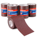 WORKPRO Sandpaper Roll Set | 4 Rolls 60-240 Grit Aluminium Oxide
