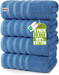 Utopia Towels 4 Pack Premium Bath Towels Set, 76 x 152 CM 100% Ring Spun Cotton, Lightweight and Highly Absorbent Quick Drying Towels - image 1