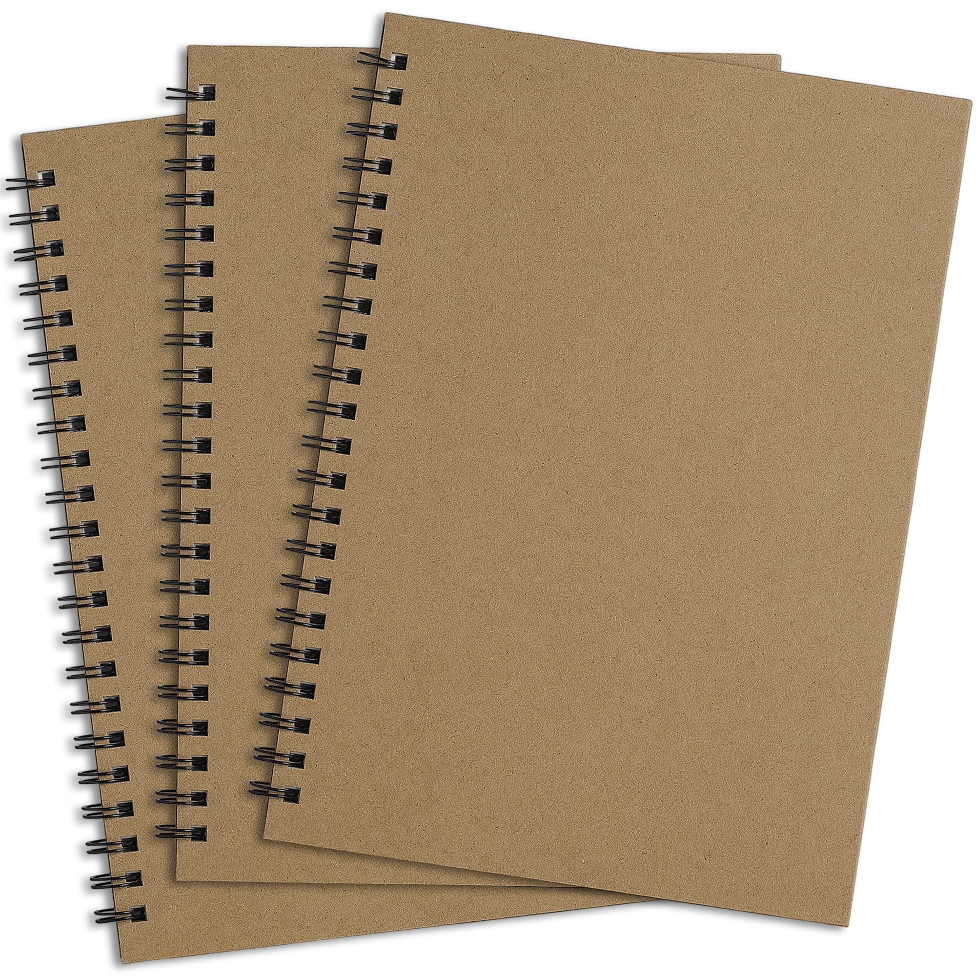 A4 Sketchbook 3 Pack | 160gsm Spiral Bound Drawing Pads