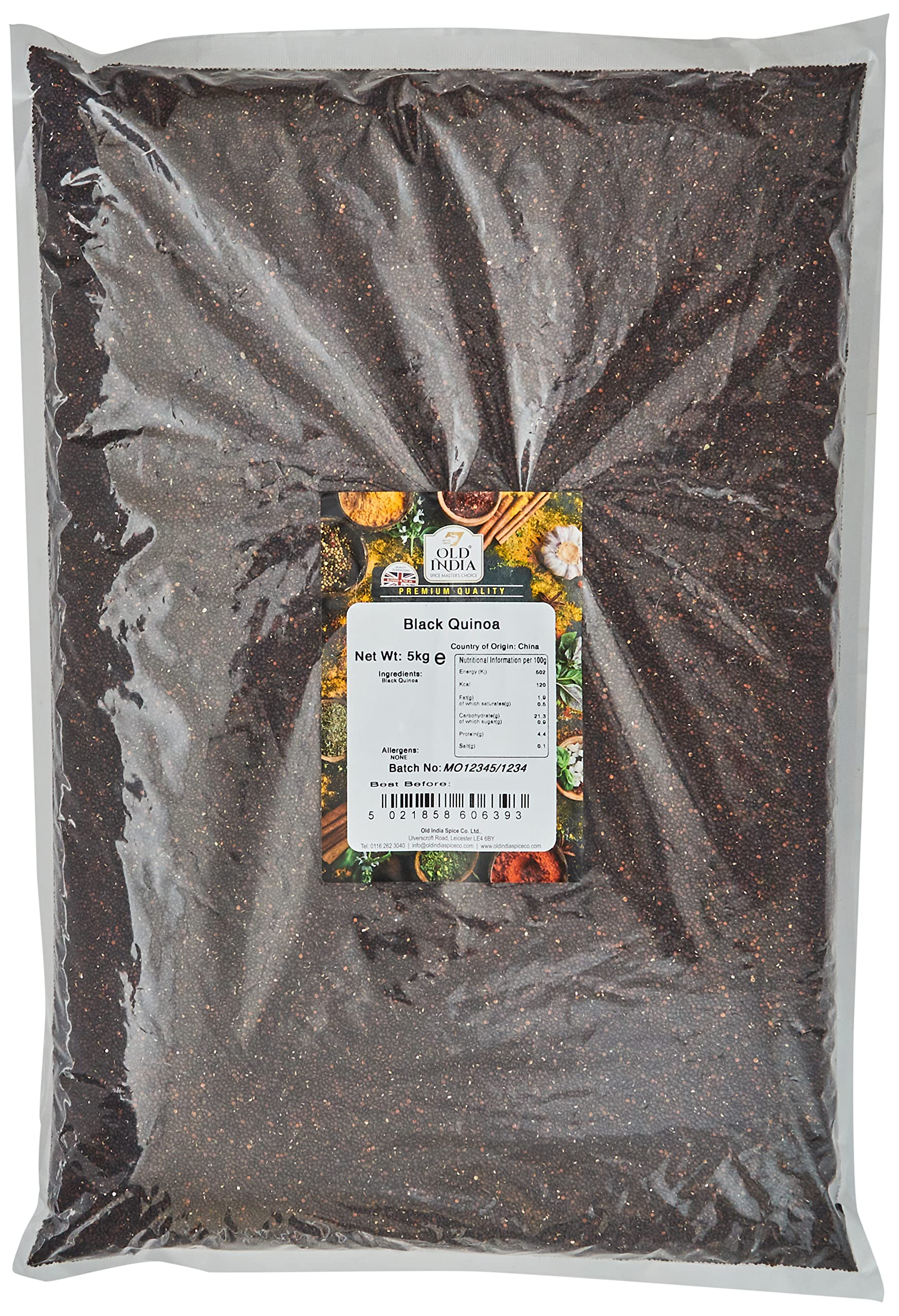 Old India Black Quinoa – 5kg Bulk Superfood Grains by