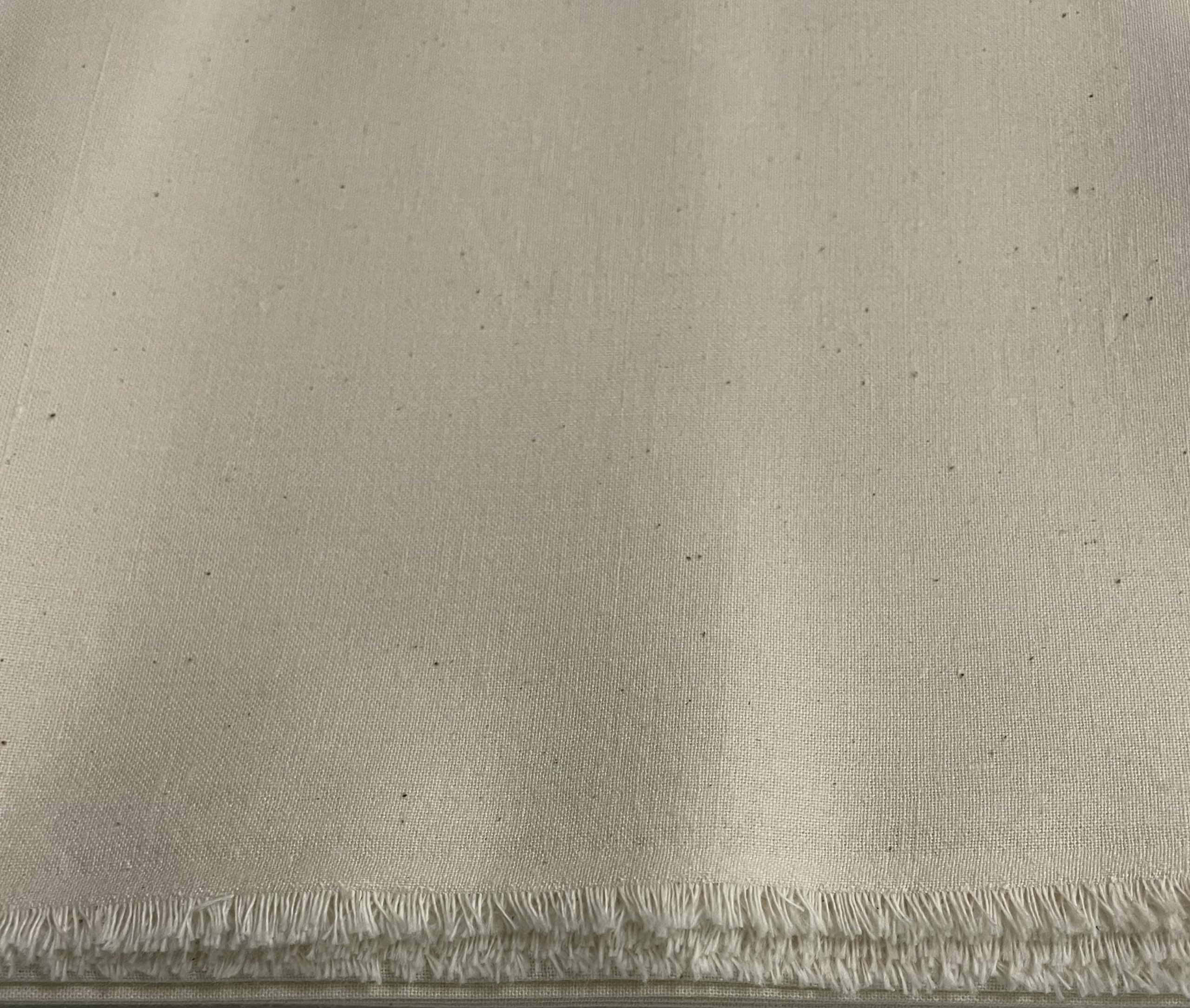 Unbleached Cotton Calico Fabric – 160cm Wide (20 Metres)
