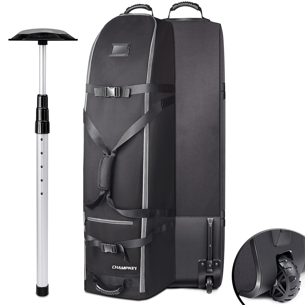 CHAMPKEY Soft-Padded Golf Travel Bag | 1200D Oxford Fabric – Grey