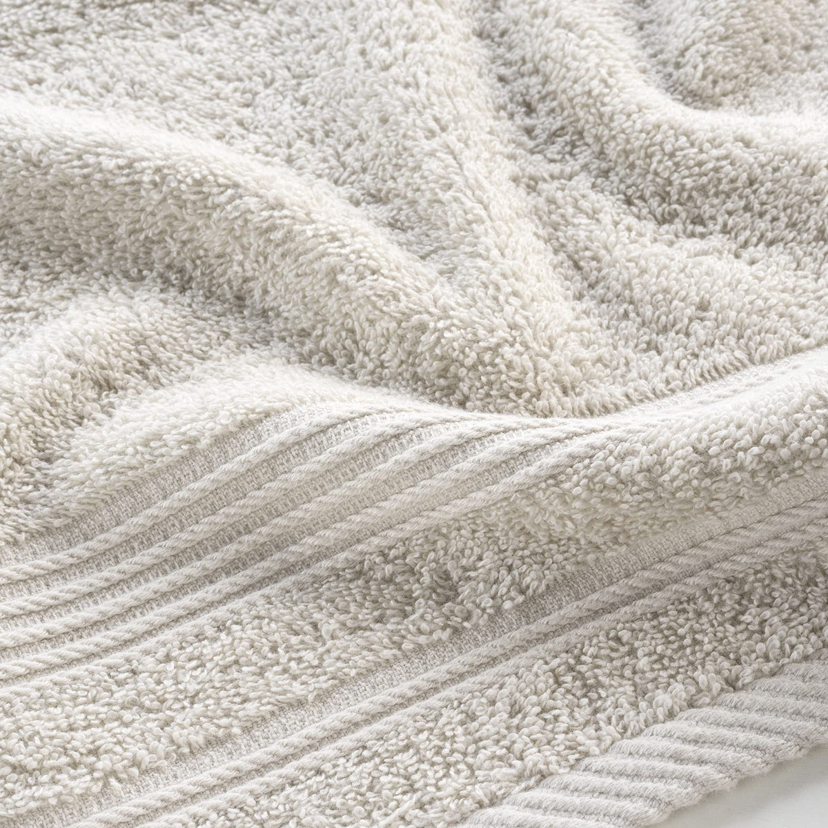 Douceur d'Intérieur, Tendresse Linen Guest Towel 30 x 50 cm Plain Terry Cloth