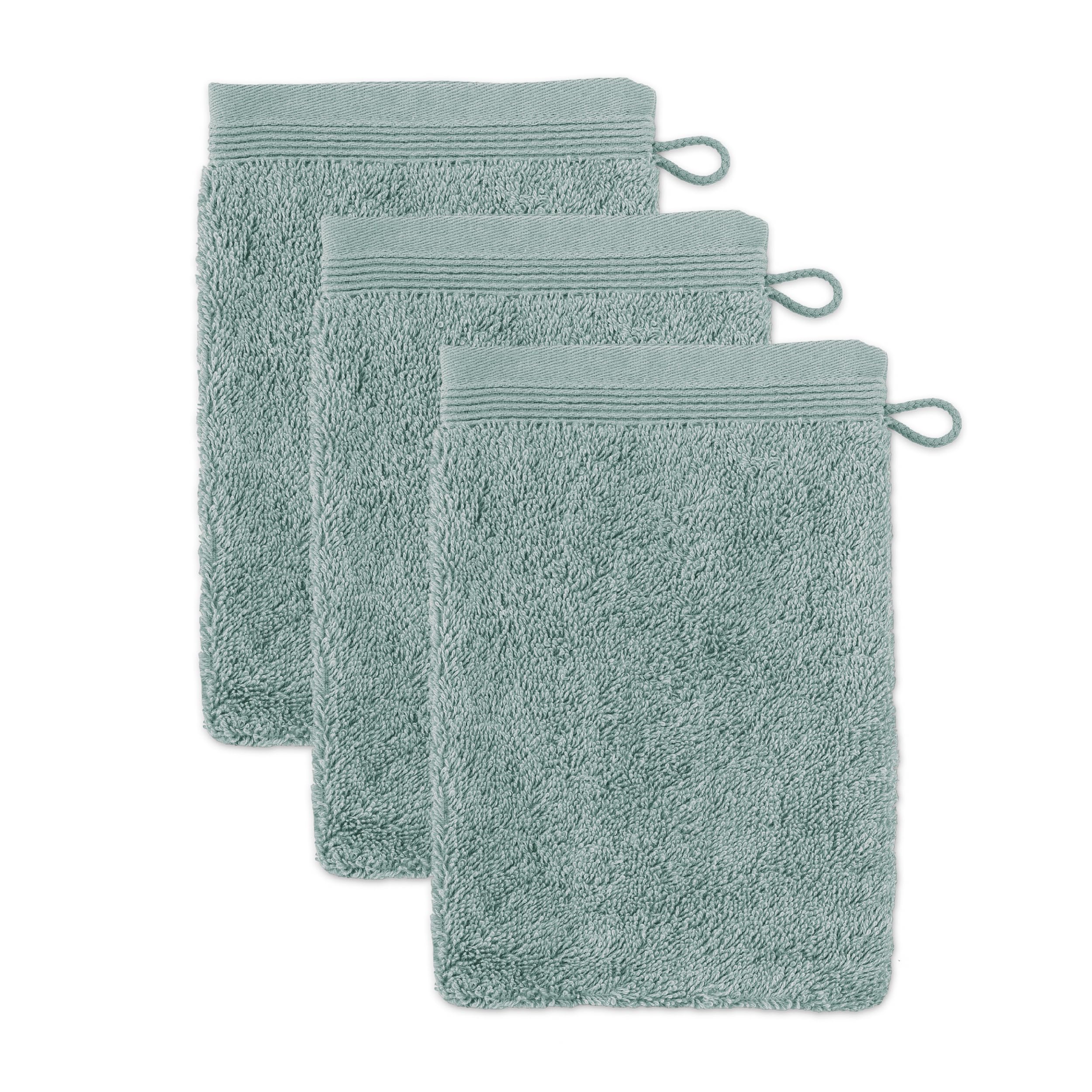 Möve Super Fluffy Wash Mitt – 100% Premium Cotton – Set of 3 (15x20cm)