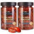 Tuscanini Italian Sun Dried Tomatoes in Oil, Julienne Cut - 300g (2 Pack)