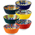 vancasso SIMI Ceramic Cereal Bowls Set of 6 | 26 oz Boho Soup Bowls