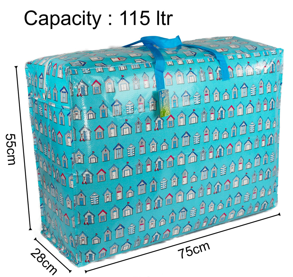 Pescara Extra Large 115L Underbed Storage Bags – Blue Beach Huts 3 Pack