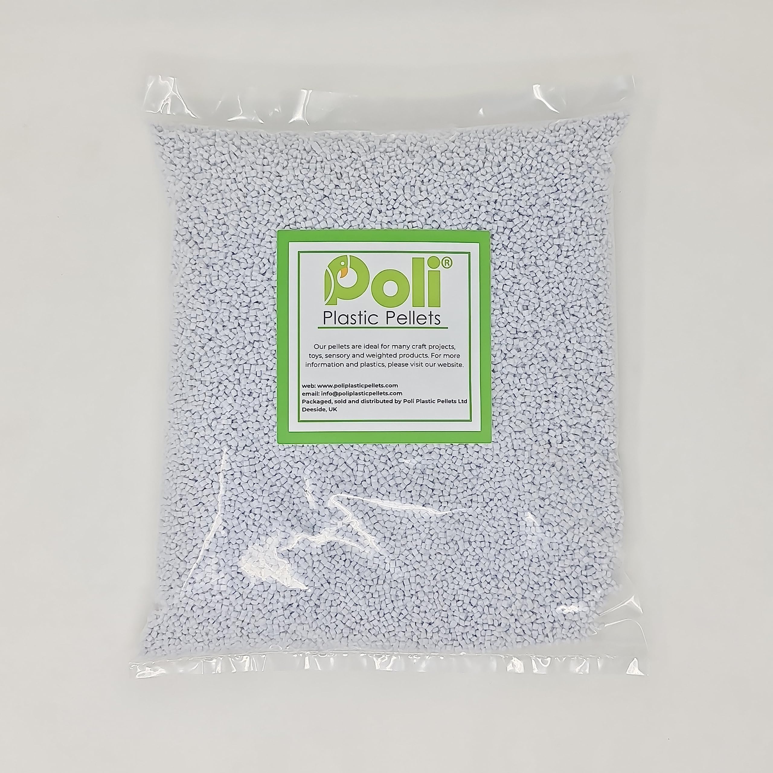 Poli Heavy Plastic Poly Pellets – 1kg APET Filling for Weighted Blankets