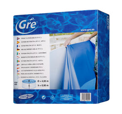 Gre Round Pool Liner - Blue PVC Liner for 300 x 65 cm Pools