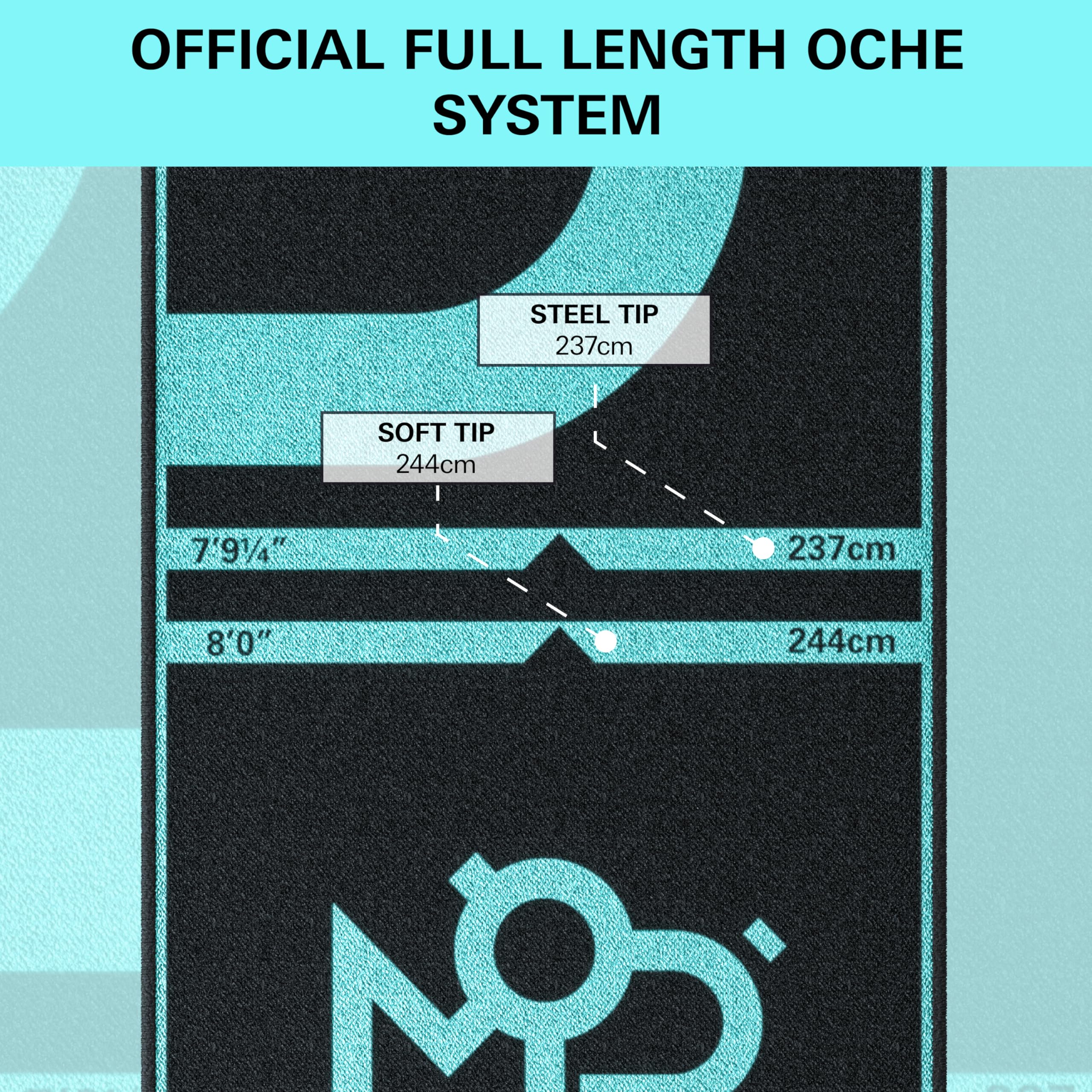Target Darts World Champion MOD Mat | Non-Slip Oche with Throw Lines