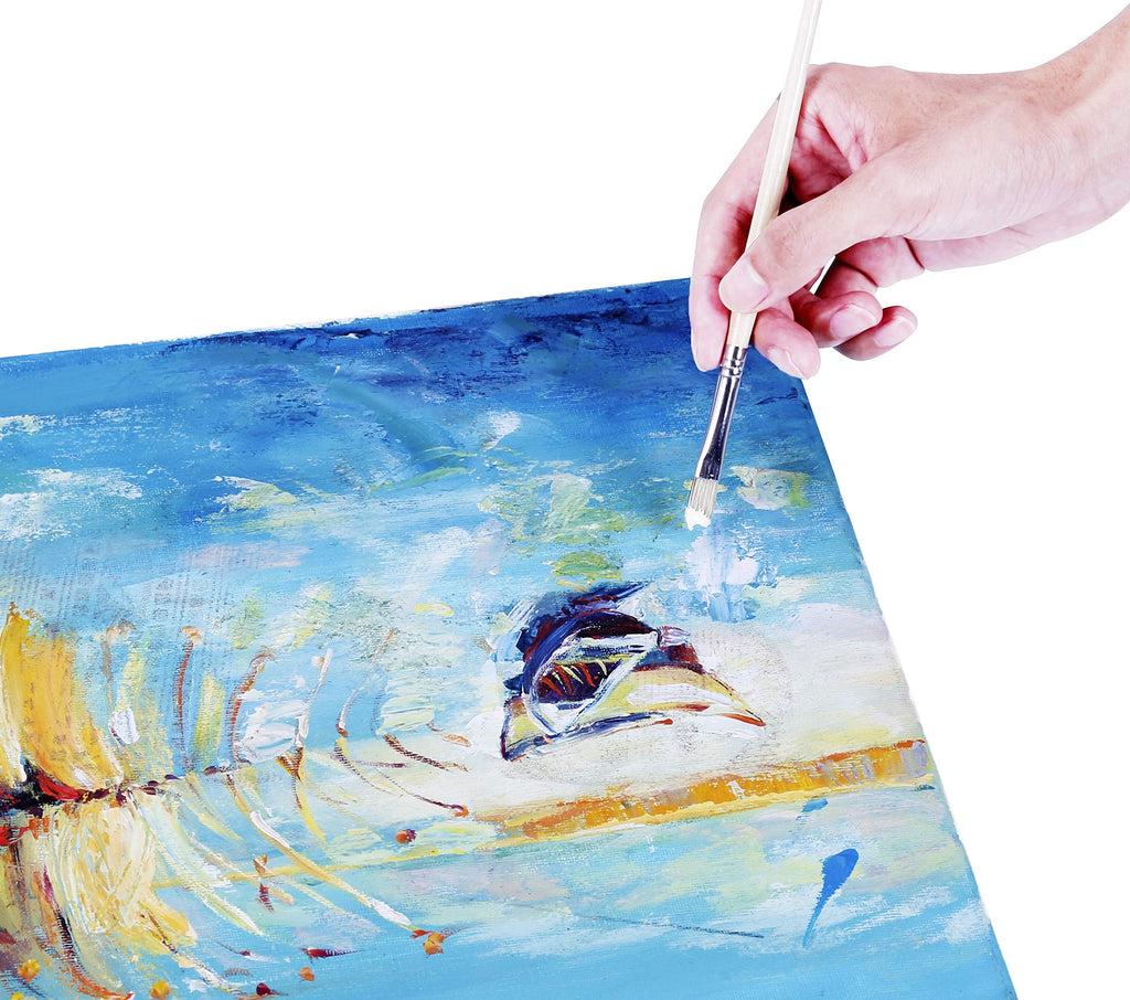 Exerz 40x50cm Stretched Cotton Canvas - 4 Pack Deep Edge Artist Frames