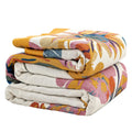 VANJOROY Bohemian Cotton Throw Blanket – Double-Sided Soft Bedspread