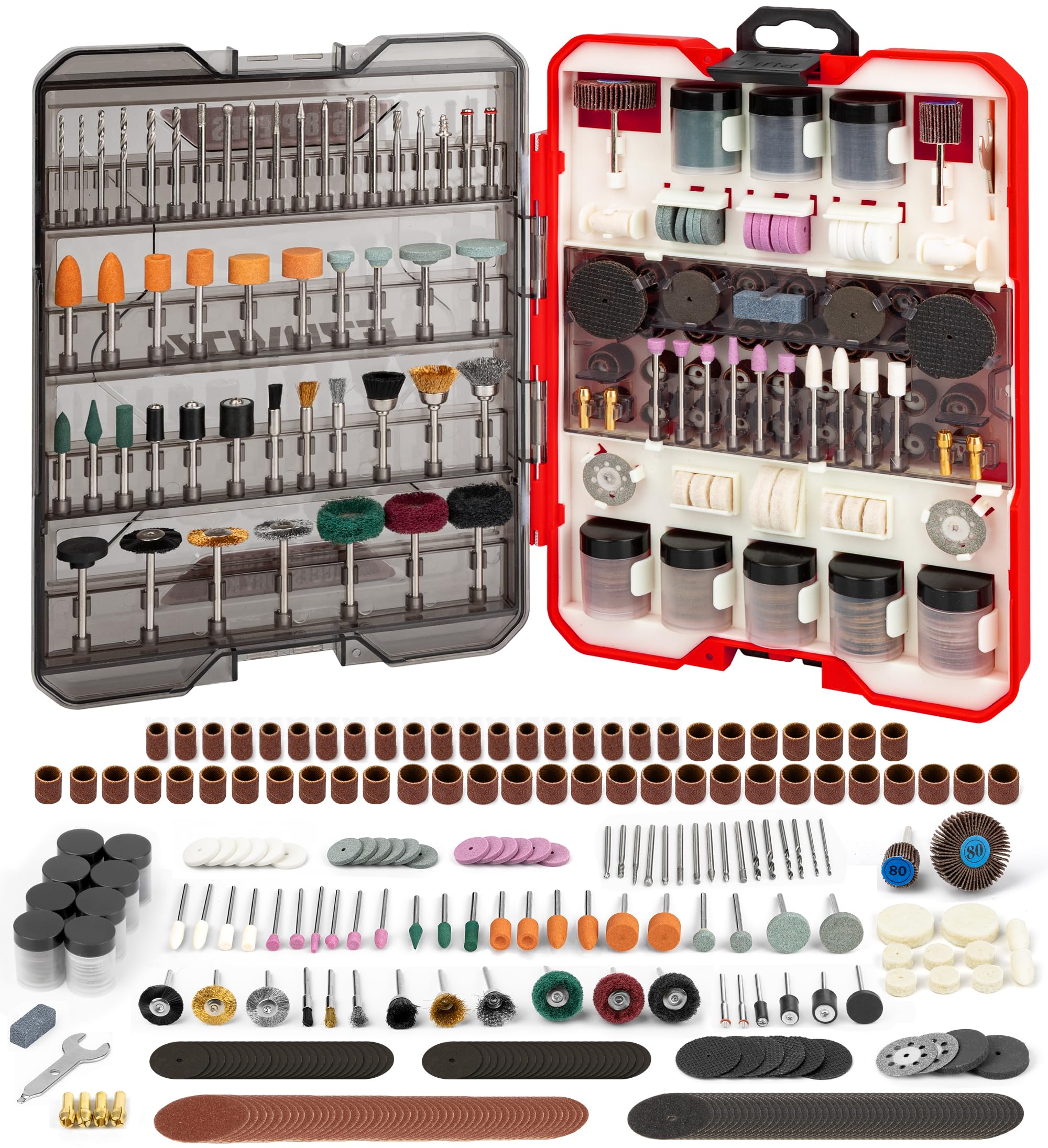 EZUVITA 618PCS Rotary Tool Accessories Kit for Dremel - Polishing & Sanding
