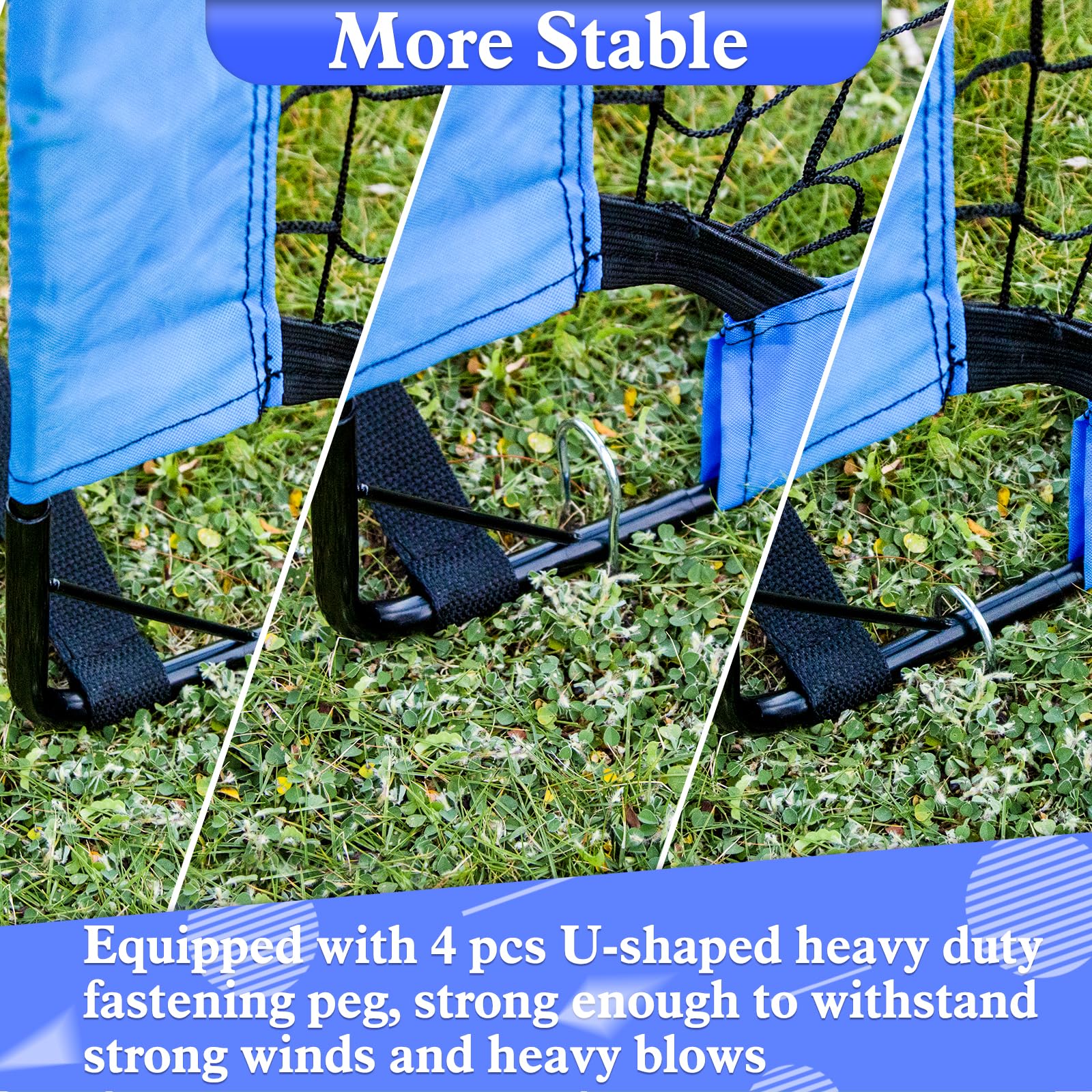 Gofady 2-in-1 Kids Football Goal – Portable Soccer Training Net with Targets