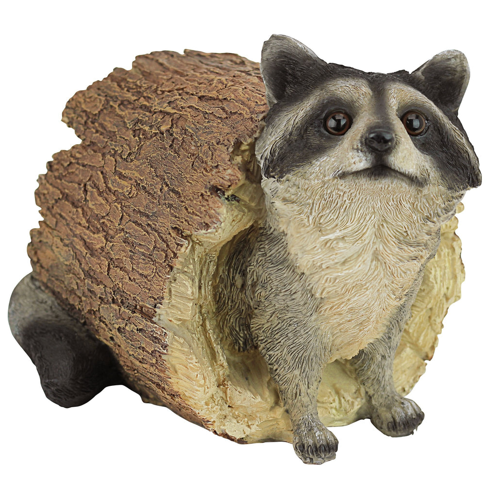 Design Toscano Bandit the Raccoon Garden Statue – 25cm Resin Sculpture