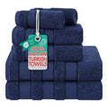 American Soft Linen Bath Towel Set Luxury Salem Collection 100% Turkish Combed Cotton 6 Piece Towel Set Soft and Absorbent 2 Bath Towels 2 Hand