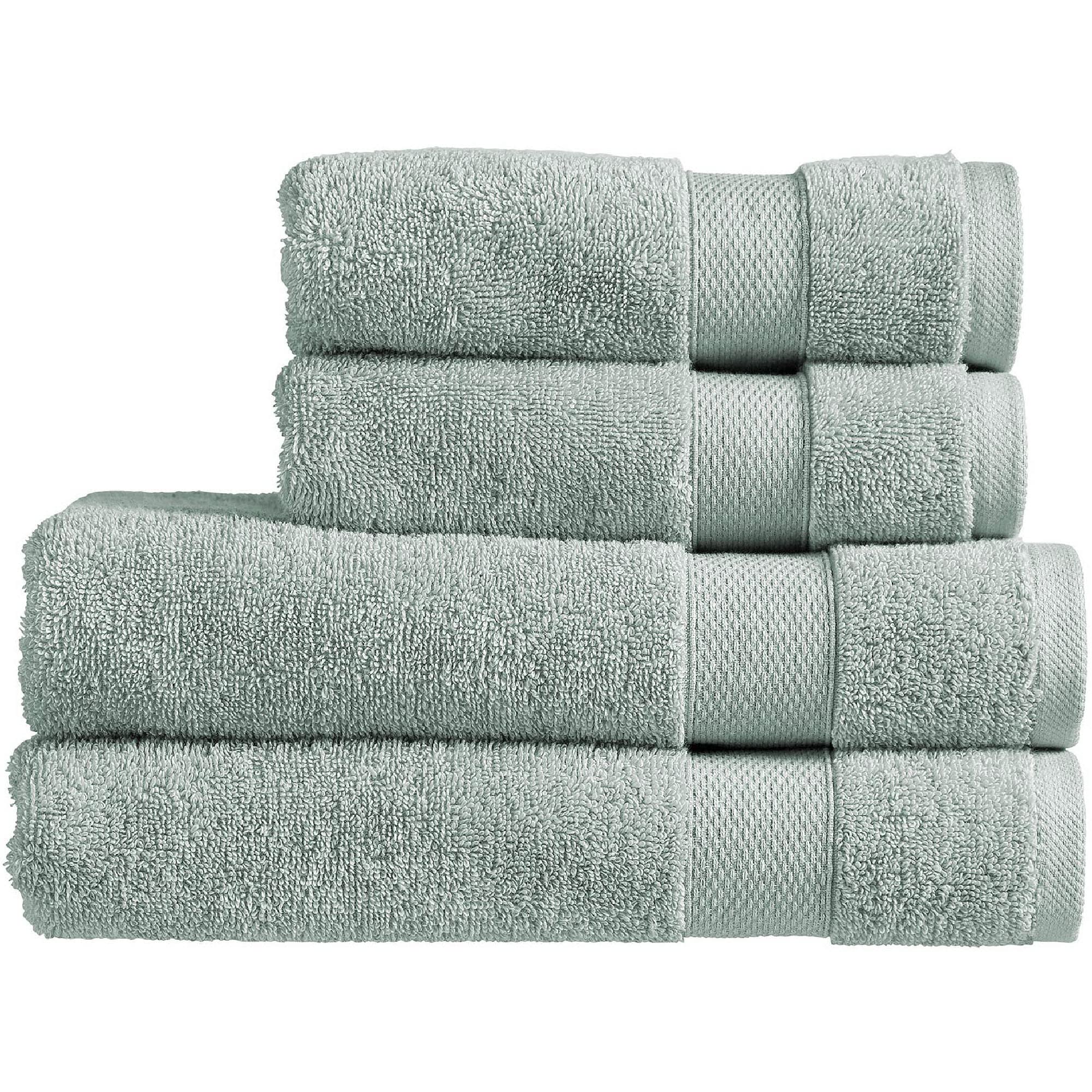 Christy Refresh 4-Piece Cotton Towel Set - 550GSM Absorbent Blue